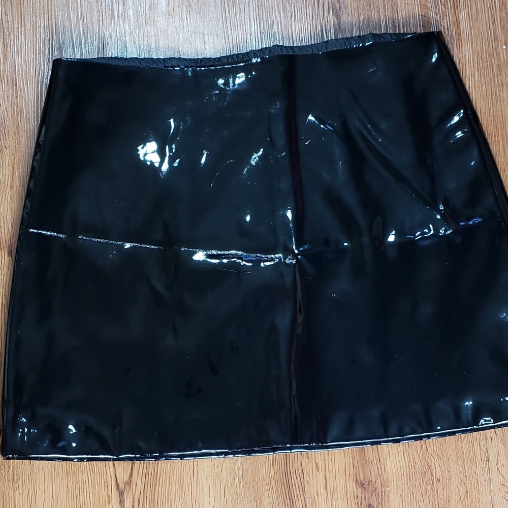 Forever 21 Black Leather Skirt